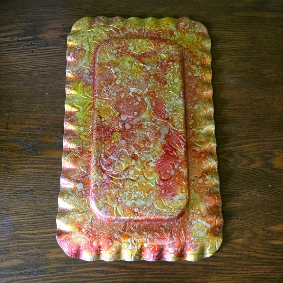 Psychedelic Rectangular Tray - Picture 2 of 3